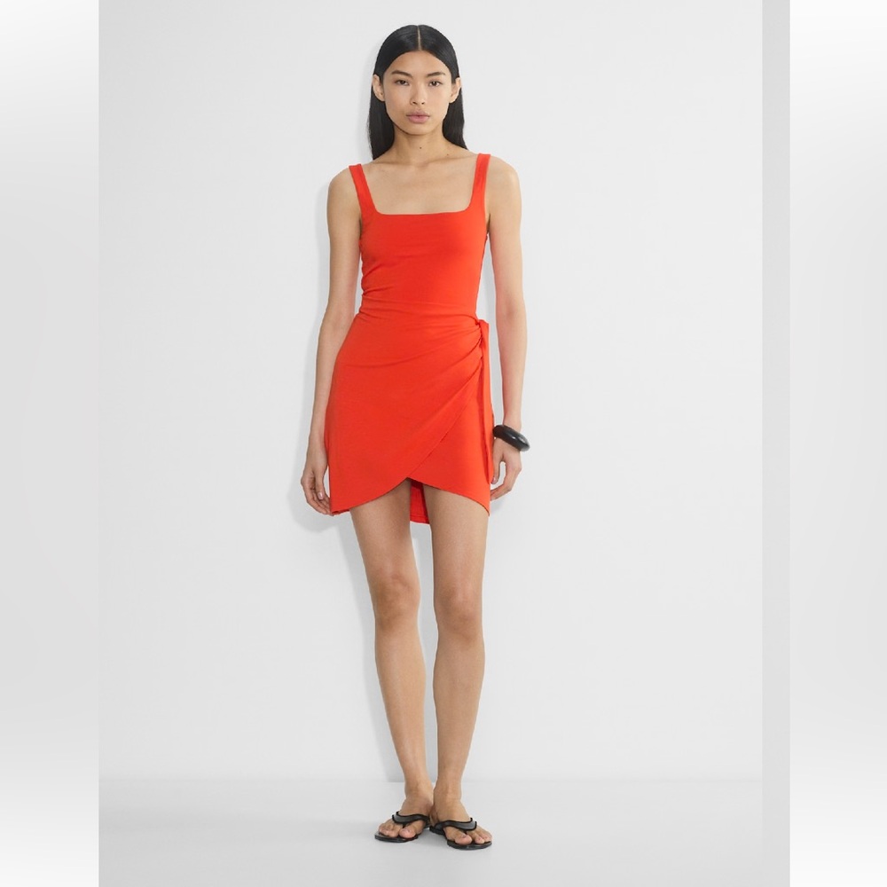 Aritzia Wilfred Saturn Poppy Red Mini Dress NWT Small